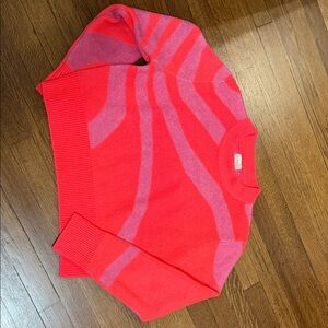 Vibrant Striped Crew Neck Sweater